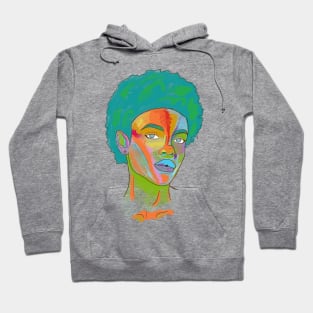 Black Girl Colorful magic Hoodie